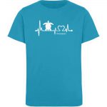 Love Turtle – Kinder Organic T-Shirt – azure