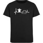 Love Turtle – Kinder Organic T-Shirt – black