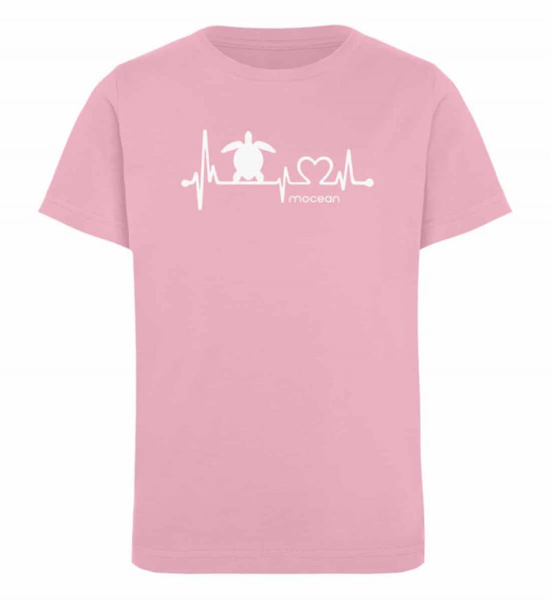 Love Turtle - Kinder Organic T-Shirt - cotton pink