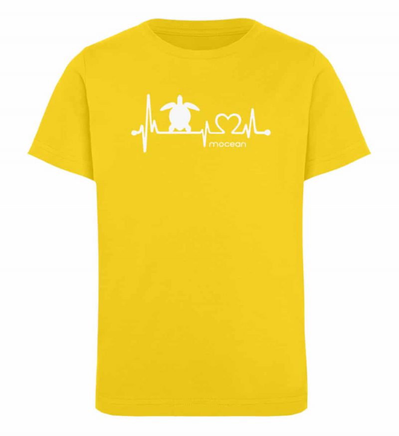 Love Turtle - Kinder Organic T-Shirt - golden yellow