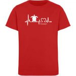 Love Turtle – Kinder Organic T-Shirt – red
