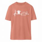 Love Turtle – Relaxed Bio T-Shirt – rose clay