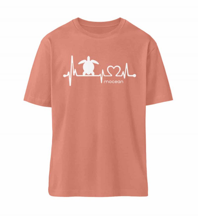 Love Turtle - Relaxed Bio T-Shirt - rose clay
