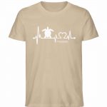 Love Turtle – Unisex Bio T-Shirt – heather sand