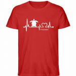 Love Turtle – Unisex Bio T-Shirt – red