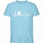 Love Turtle – Unisex Bio T-Shirt – sky blue