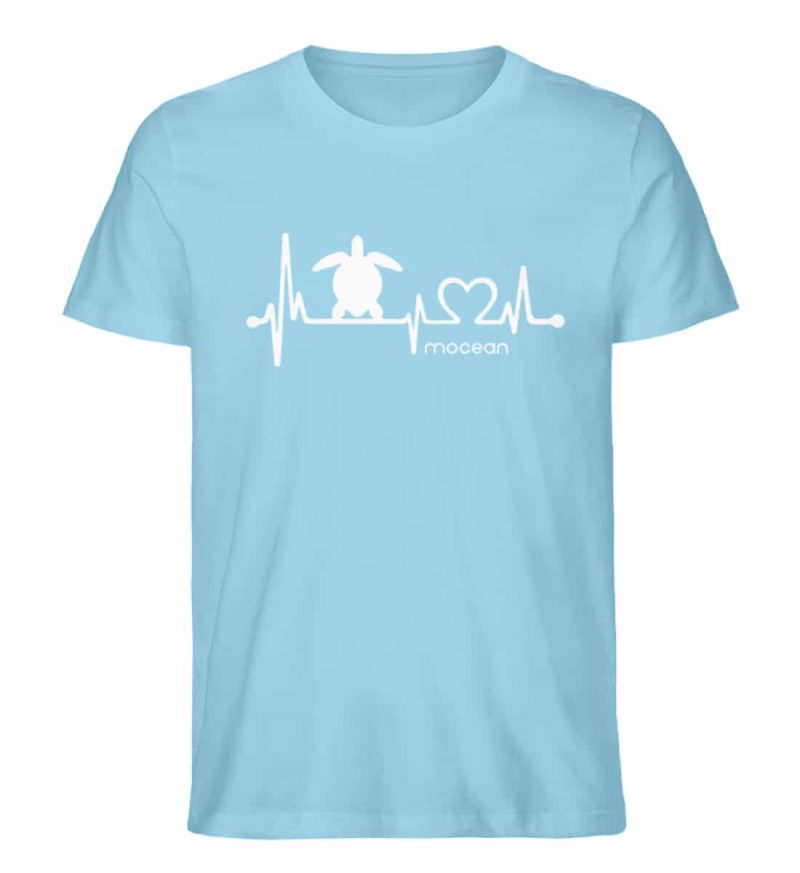Love Turtle - Unisex Bio T-Shirt - sky blue