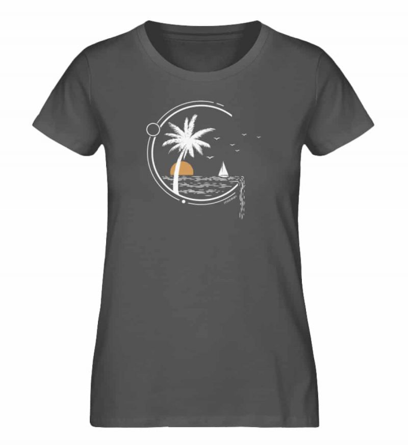 Meeresleben - Damen Premium Bio T-Shirt - anthracite