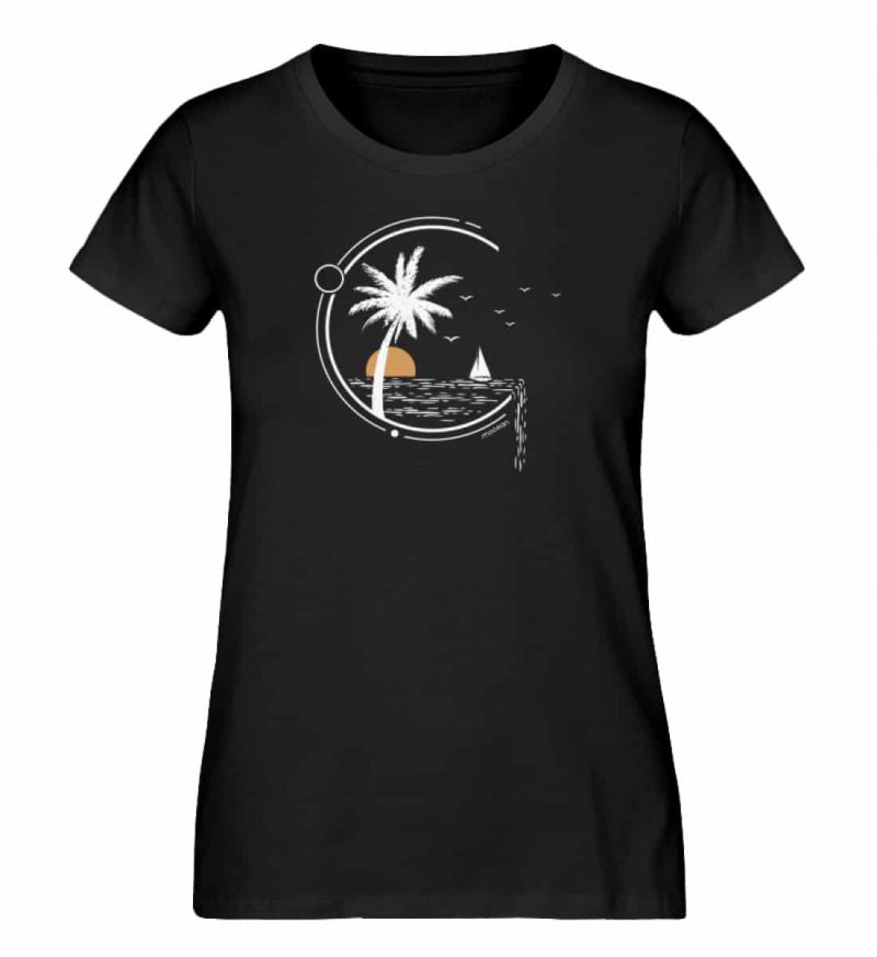 Meeresleben - Damen Premium Bio T-Shirt - black