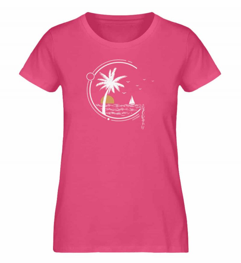 Meeresleben - Damen Premium Bio T-Shirt - pinkpunch