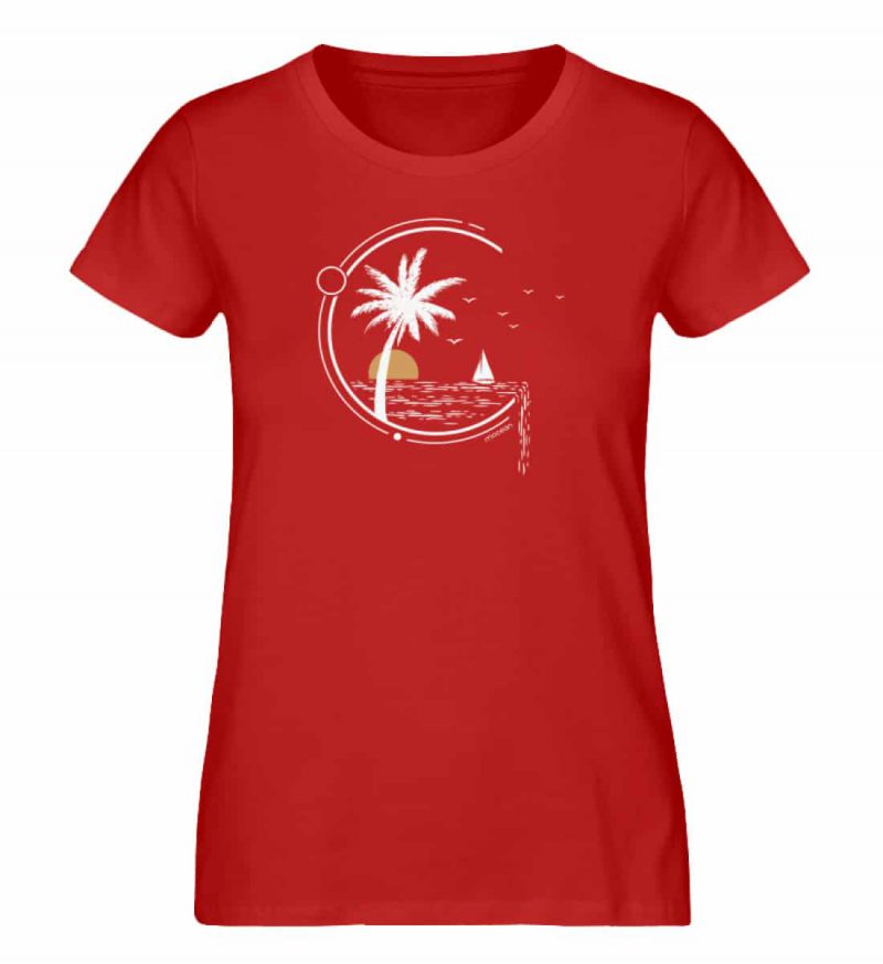 Meeresleben - Damen Premium Bio T-Shirt - red