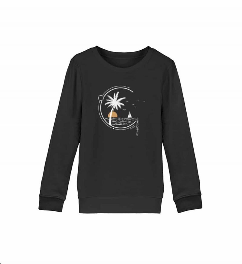 Meeresleben - Kinder Bio Sweater - black