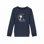 Meeresleben – Kinder Bio Sweater – navy