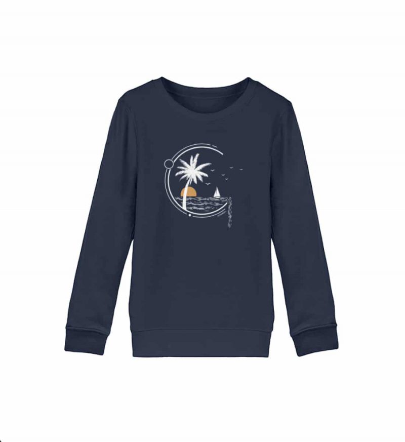 Meeresleben - Kinder Bio Sweater - navy