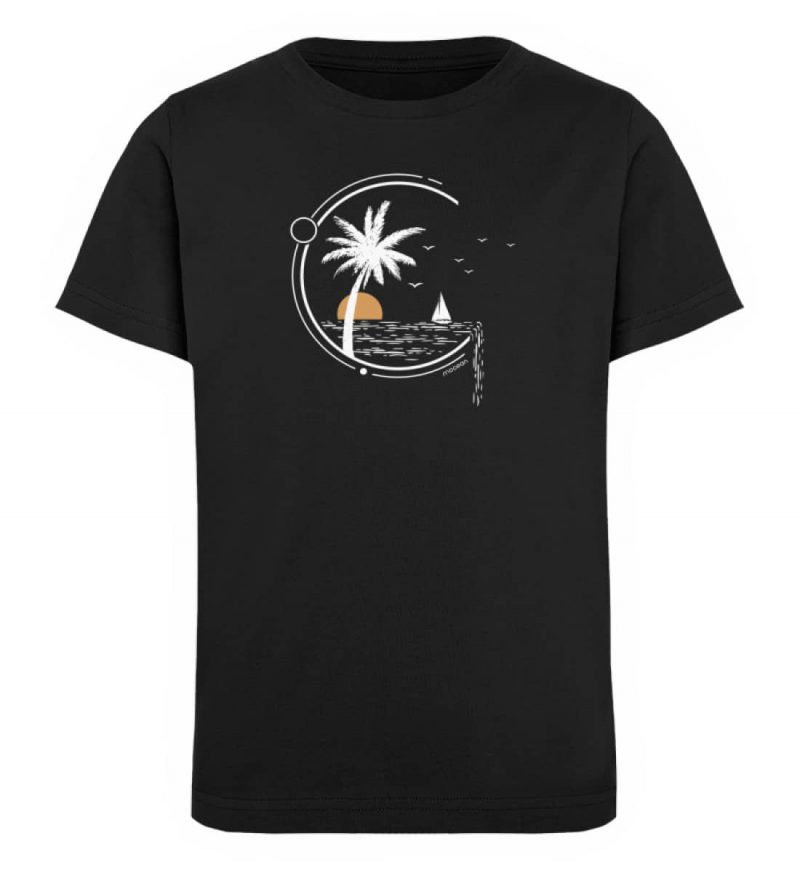 Meeresleben - Kinder Organic T-Shirt - black