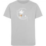 Meeresleben – Kinder Organic T-Shirt – heather grey