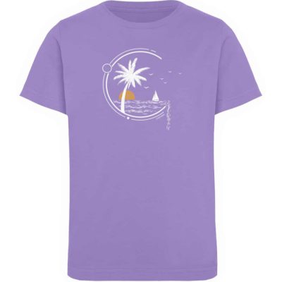 Meeresleben - Kinder Organic T-Shirt - lavender dawn