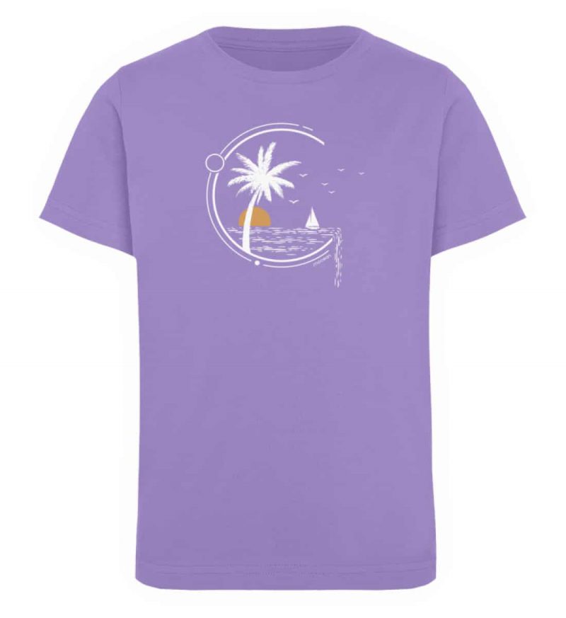 Meeresleben - Kinder Organic T-Shirt - lavender dawn