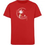 Meeresleben – Kinder Organic T-Shirt – red