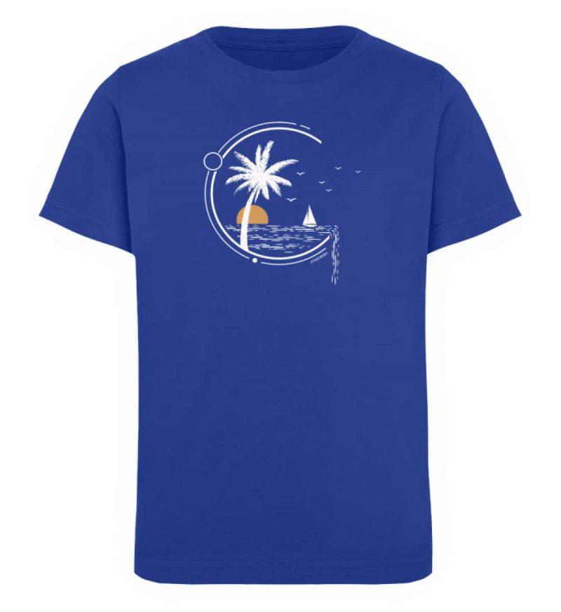 Meeresleben - Kinder Organic T-Shirt - royal blue
