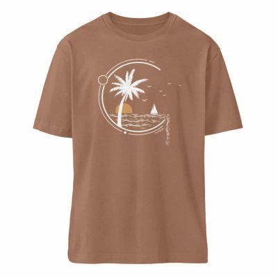 Meeresleben - Relaxed Bio T-Shirt - caramel