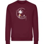 Meeresleben – Unisex Organic Sweater – burgundy