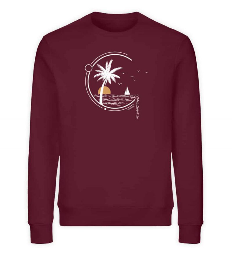 Meeresleben - Unisex Organic Sweater - burgundy