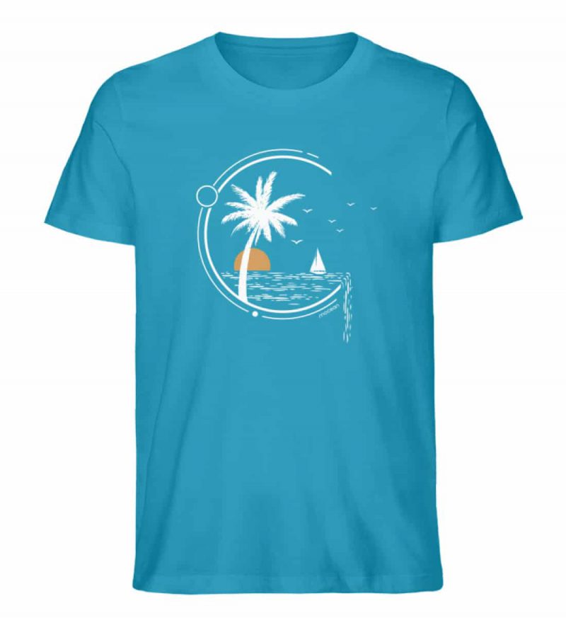 Meeresleben - Unisex Bio T-Shirt - azure