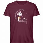 Meeresleben – Unisex Bio T-Shirt – burgundy
