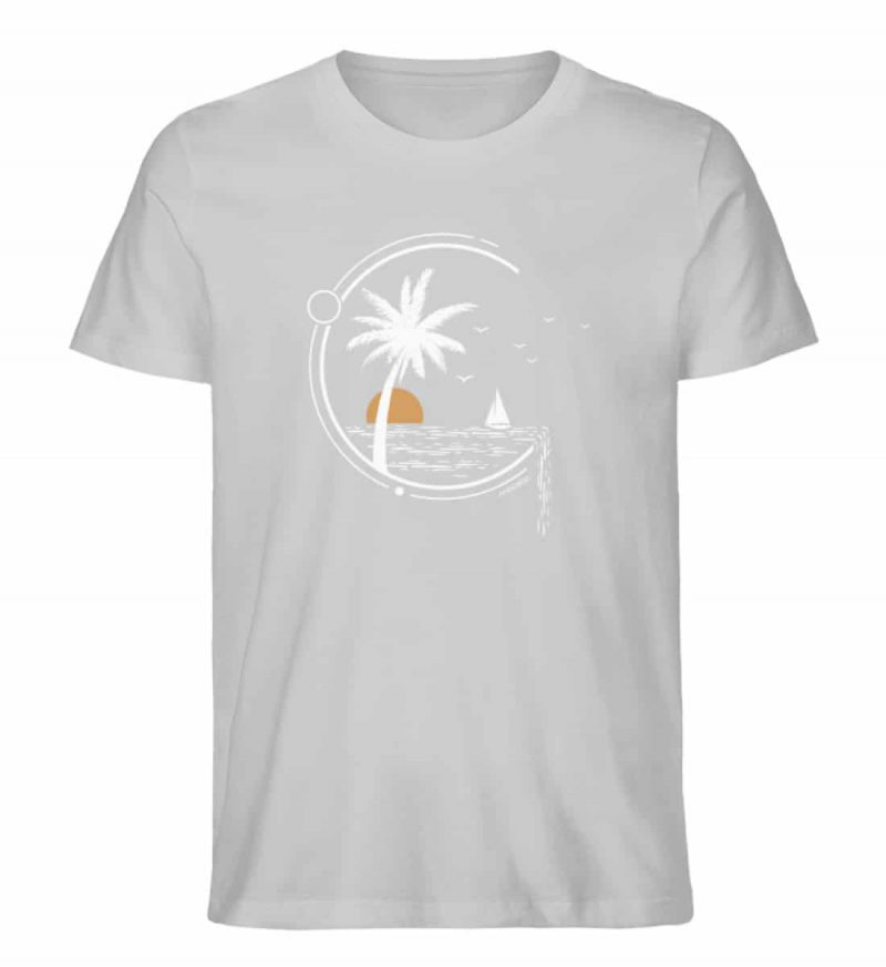 Meeresleben - Unisex Bio T-Shirt - heather grey