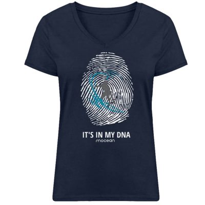 My DNA - Damen Bio V T-Shirt - french navy