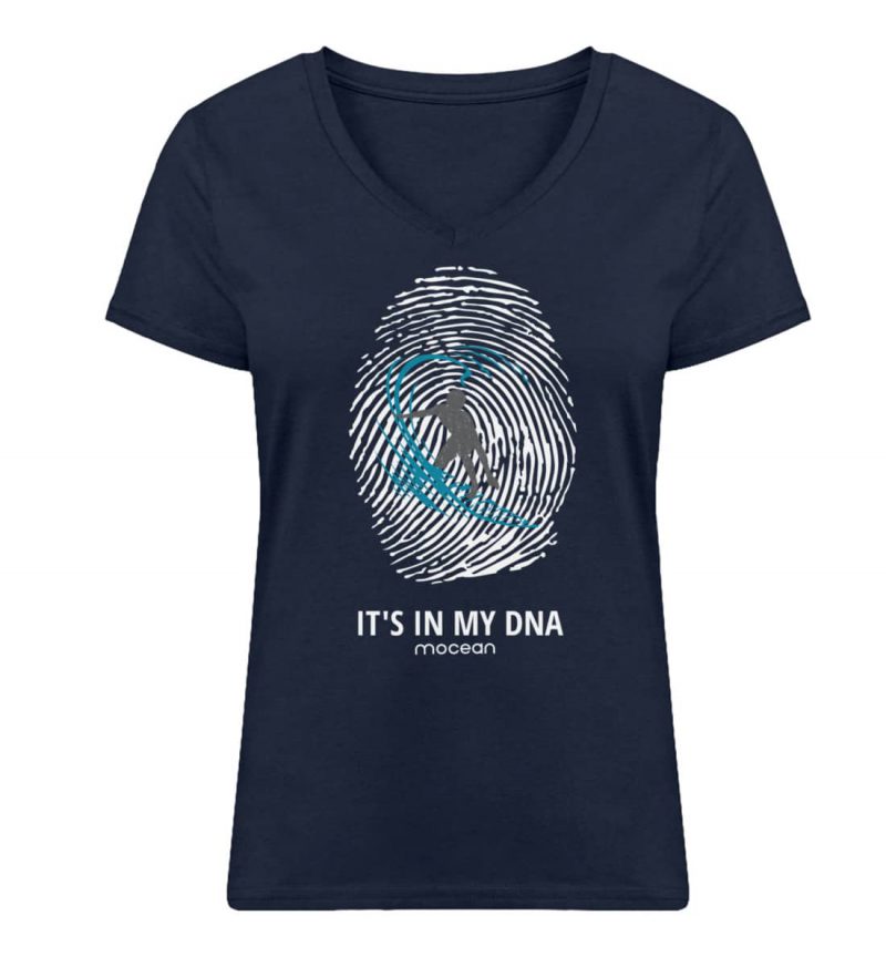 My DNA - Damen Bio V T-Shirt - french navy