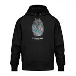 My DNA – Relaxed Bio Hoodie – black