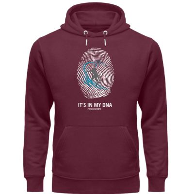 My DNA - Premium Unisex Bio Hoodie - burgundy