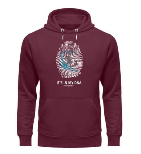 My DNA - Premium Unisex Bio Hoodie - burgundy