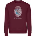 My DNA – Unisex Bio Sweater – burgundy