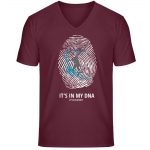 My DNA – Unisex Bio V T-Shirt – burgundy