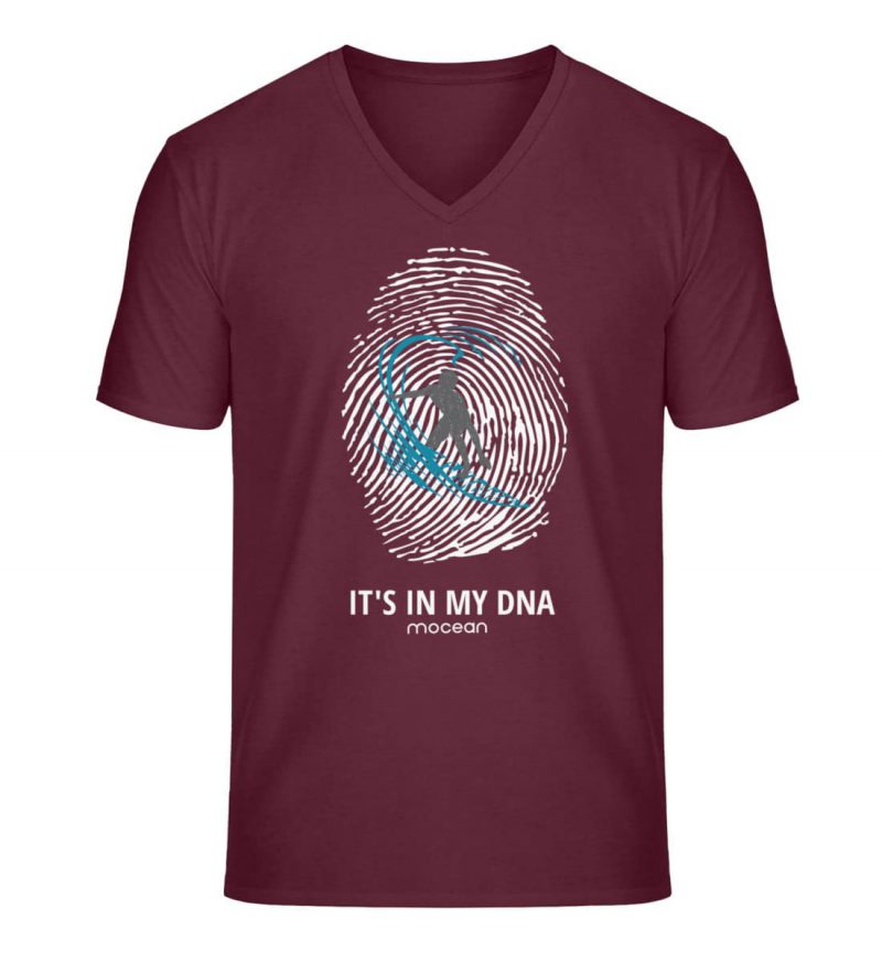 My DNA - Unisex Bio V T-Shirt - burgundy
