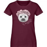 Oceanchild – Damen Premium Bio T-Shirt – burgundy