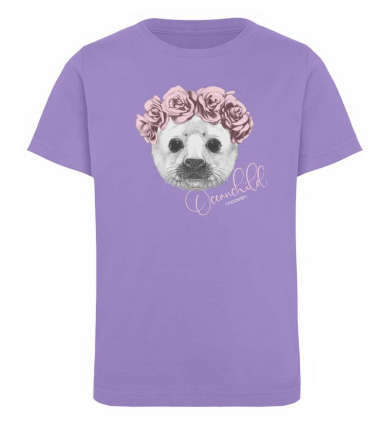 Oceanchild - Kinder Organic T-Shirt - lavender dawn