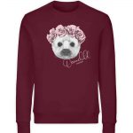 Oceanchild – Unisex Organic Sweater -burgundy