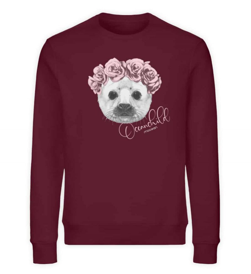 Oceanchild - Unisex Organic Sweater -burgundy
