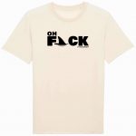 Organic T-Shirt “Oh Fack” aus Bio Baumwolle in Natural
