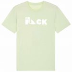 Organic T-Shirt “Oh Fack” aus Bio Baumwolle in stem green