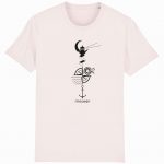 Organic T-Shirt “Leuchtturm” aus Bio Baumwolle in Vintage White