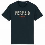 Organic T-Shirt “Mermaid Hunter” aus Bio Baumwolle in Black