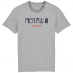 Organic T-Shirt “Mermaid Hunter” aus Bio Baumwolle in Heather Grey