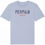 Organic T-Shirt “Mermaid Hunter” aus Bio Baumwolle in Serene Blue