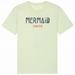 Organic T-Shirt “Mermaid Hunter” aus Bio Baumwolle in Stem Green
