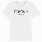 Organic T-Shirt “Mermaid Hunter” aus Bio Baumwolle in weiß